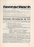 FEENSCHACH / 1976 vol 14, no 32-36 compl.,
